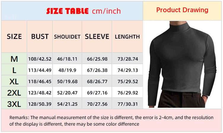 🔥55% Rabatt🔥Slim Fit Langarm-T-Shirt für Herren mit Stehkragen