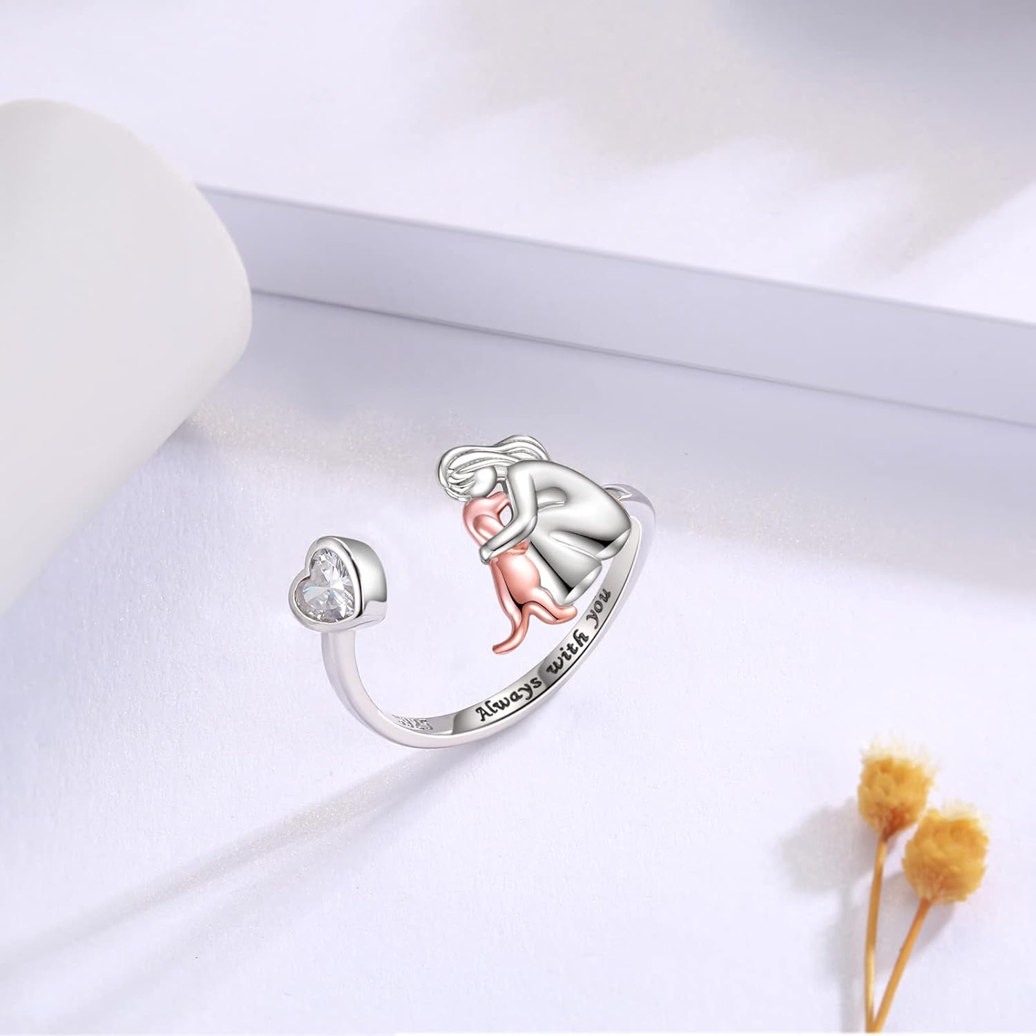 AlwaysPaw - Ring Mit Hundesymbol
