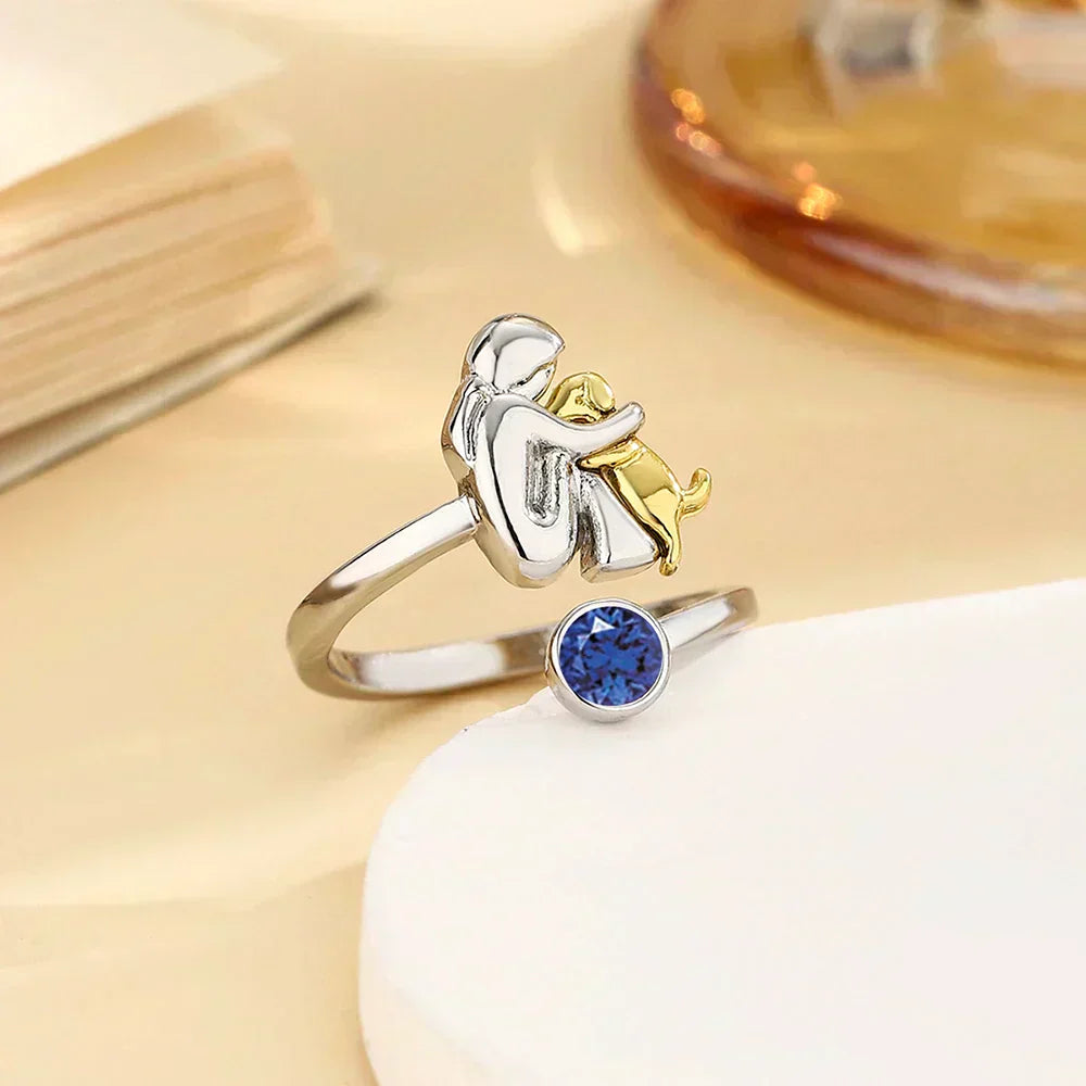 ForeverHug - Ring Mit Hundesymbol