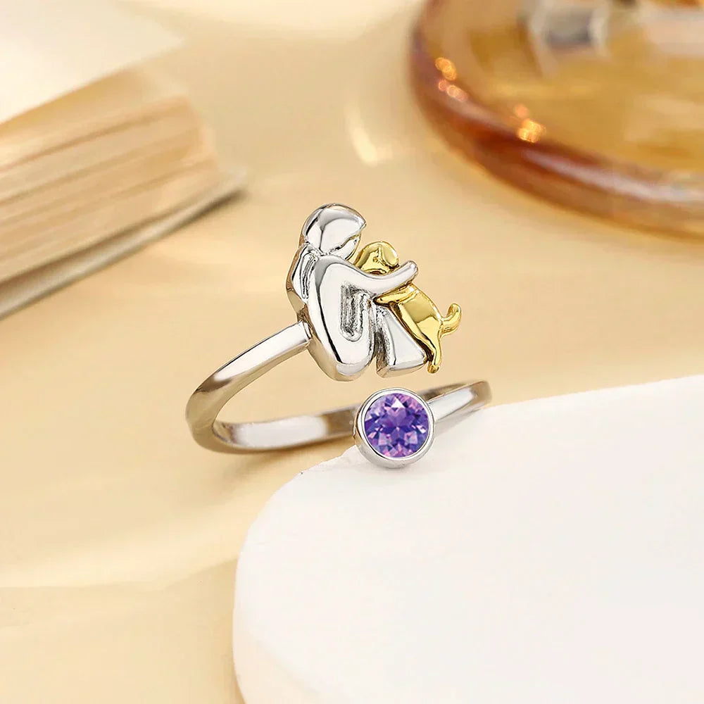 ForeverHug - Ring Mit Hundesymbol