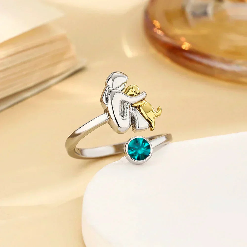 ForeverHug - Ring Mit Hundesymbol