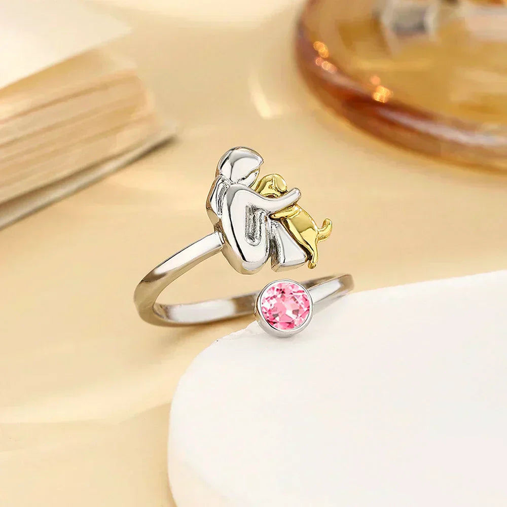 ForeverHug - Ring Mit Hundesymbol
