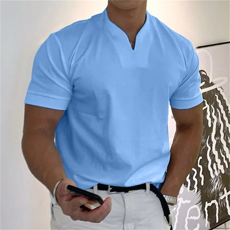 2024 Herren Business Kurzarm-Fitness-T-Shirt